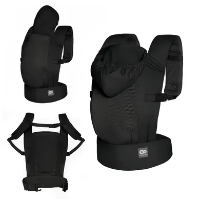 Kinderkraft, CarryBee, nosidełko ergonomiczne, black