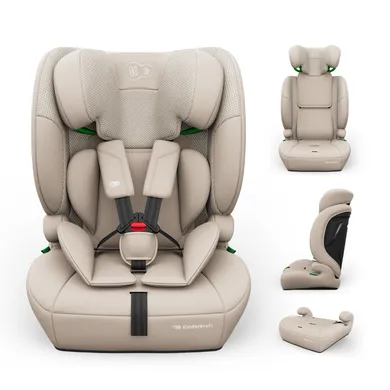 Kinderkraft, Comfort Up 2 Plus, i-Size, fotelik samochodowy, beige, 100-150 cm