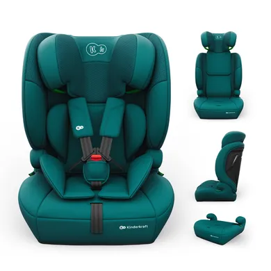 Kinderkraft, Comfort Up 2 Plus, i-Size, fotelik samochodowy, green, 100-150 cm