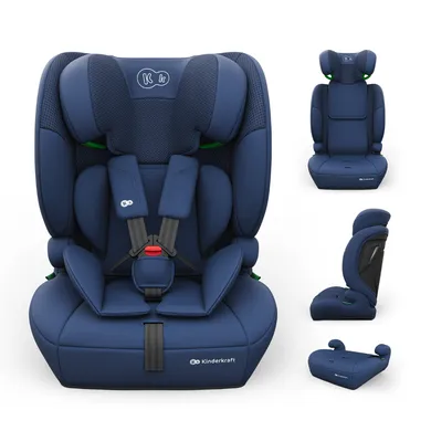 Kinderkraft, Comfort Up 2 Plus, i-Size, fotelik samochodowy, navy, 100-150 cm