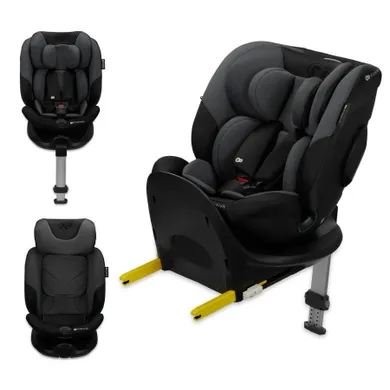 Kinderkraft, I-fix, fotelik samochodowy, 40-150 cm, Graphite Black
