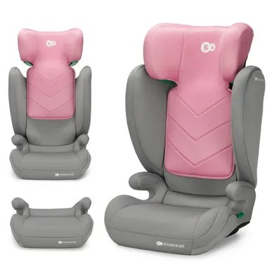 Kinderkraft, I-Spark, fotelik samochodowy, pink, 100-150 cm