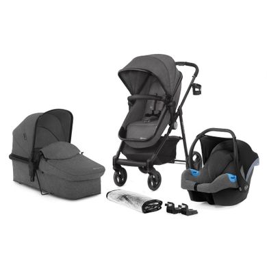 Kinderkraft, Juli, wózek wielefunkcyjny 3w1, Gray