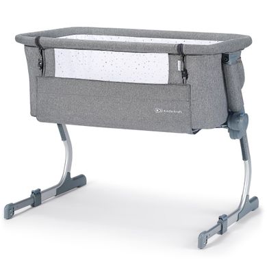 Kinderkraft, Uno Up, łóżeczko dostawne, Grey Melange