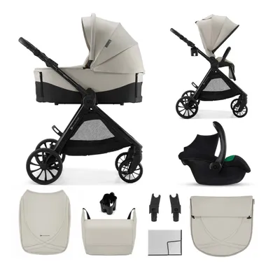 Kinderkraft, Vesto 2, wózek wielofunkcyjny 3w1, beige