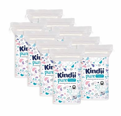 Kindii, Baby Sensitive, płatki kosmetyczne, 9-60 szt.