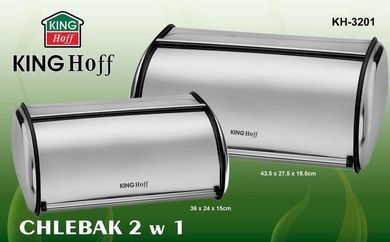 Kinghoff, chlebak, zestaw 2 szt., połysk
