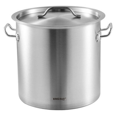 Kinghoff, garnek gastronomiczny z pokrywą, stalowy, 21l, KH-1962