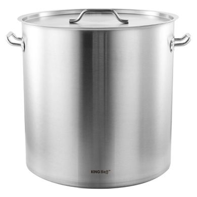 Kinghoff, garnek gastronomiczny z pokrywą, stalowy, 98l, KH-1968