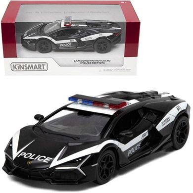 Kinsmart, Lamborghini Revuelto Policja, model pojazdu, 1:38