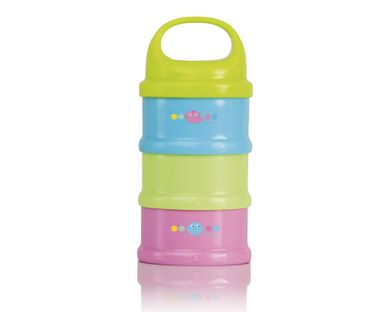 Kiokids, trzyczęściowy pojemnik na mleko modyfikowane