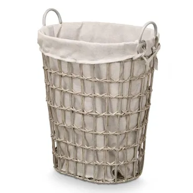 Kipit, kosz na pranie z materiałowym wkładem i uchwytami, 58 cm
