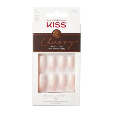 Kiss, sztuczne paznokcie, classy nails-be-you_tiful, rozmiar L, 1 op, 28 szt.