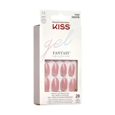 Kiss, sztuczne paznokcie, gel fantasy-windy city, rozmiar M, 1 op, 28 szt.