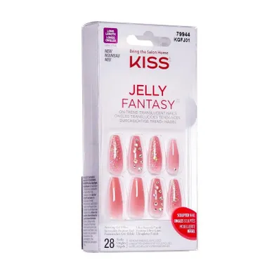 Kiss, sztuczne paznokcie, jelly fantasy-be jelly, 1 op, 28 szt.