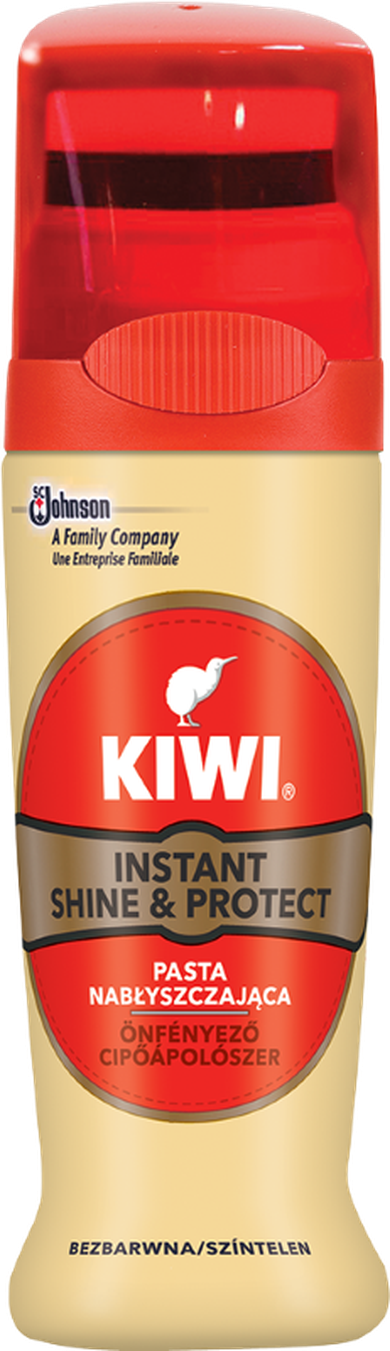 Kiwi, Shine and Protect, pasta do butów w płynie, czarna