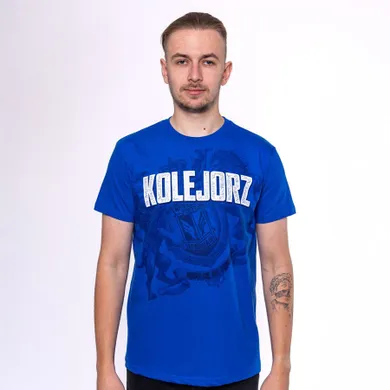 KKS Lech, koszulka, Kolejorz Lwy, niebieska, rozmiar S