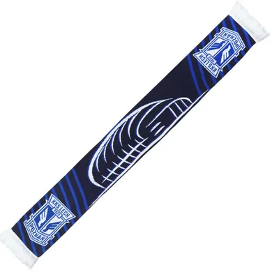 KKS Lech, szalik Lech Poznań Stadion, granatowy