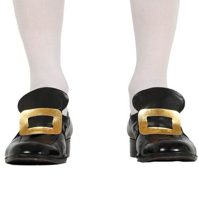 Klamry na buty Św. Mikołaja, złote