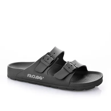 Klapki damskie, czarne, Fitclog