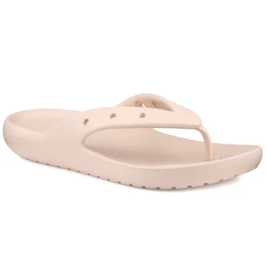 Klapki damskie, japonki, beżowe, Crocs Classic Flip