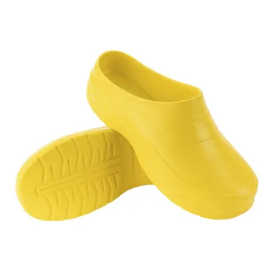Klapki damskie, żółte, Kolmax