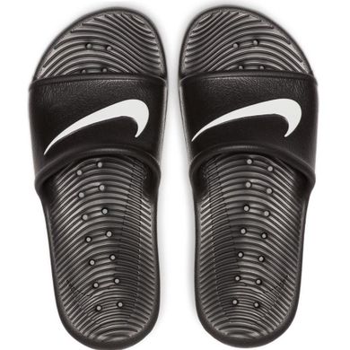 Klapki dziecięce, czarne, Nike Kawa Shower GS