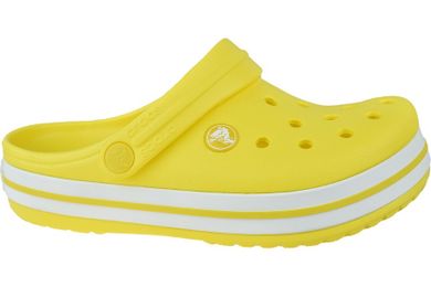 Klapki dziecięce, żółte, Crocs Crocband Clog K