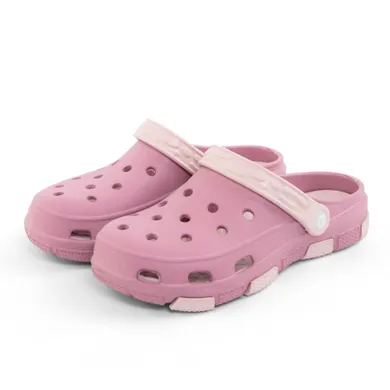 Klapki dziewczęce, różowe, Realpaks Fogo