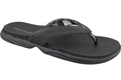 Klapki japonki damskie, czarne, New Balance