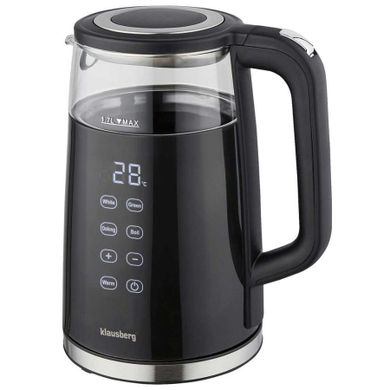 Klausberg, czajnik elektryczny LED z regulacją temperatury, 1,7l