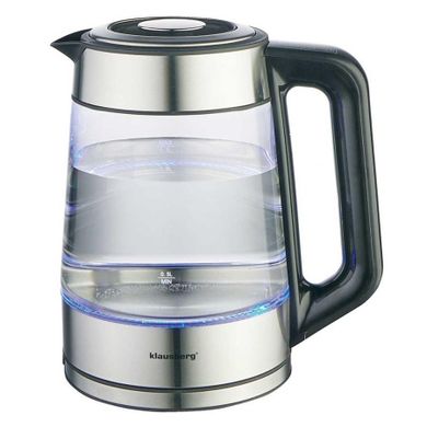 Klausberg, czajnik elektryczny, szklany, 1,7l, LED, RGB, KB-7888