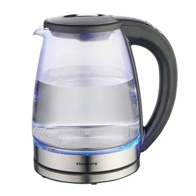 Klausberg, czajnik elektryczny szklany LED rgb, 1,8l