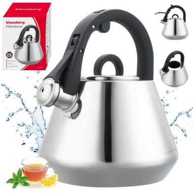 Klausberg, czajnik stalowy z gwizdkiem, 2,5l, kb-7947