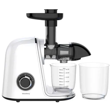 Klausberg, sokowirówka, wyciskarka wolnoobrotowa, biała, KB-7869