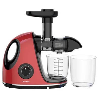 Klausberg, sokowirówka, wyciskarka wolnoobrotowa, czerwona, KB-7865