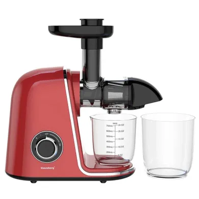 Klausberg, sokowirówka, wyciskarka wolnoobrotowa, czerwona, KB-7870