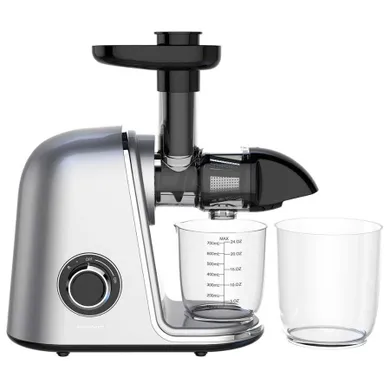 Klausberg, sokowirówka, wyciskarka wolnoobrotowa, srebrna, KB-7868