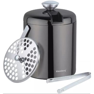 Klausberg, wiaderko do lodu ze szczypcami, 1,3l, KB-7656