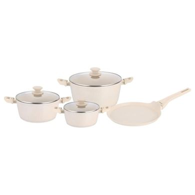 Klausberg, zestaw garnków marmurkowych, 7 elementów, kb-7963