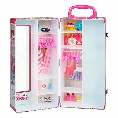 Klein, Barbie, szafa-garderoba w walizce