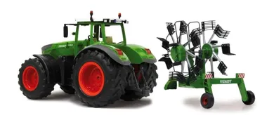 Klein, zestaw traktor fendt zdalnie sterowany z przetrząsarką