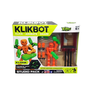 Klikbot, Studio do tworzenia animacji, zestaw z figurką