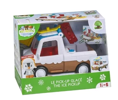 Klorofil, Zimowy Samochód Pick-up, zestaw z figurką
