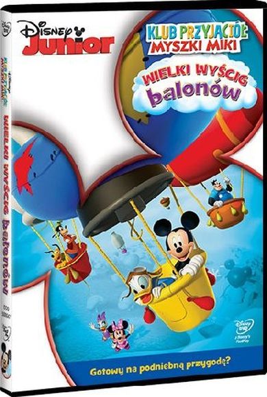 Klub przyjaciół Myszki Miki. Wielki wyścig balonów. DVD