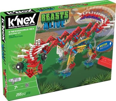 K'nex, Beasts Alive, K'nexosaurus Rex, zestaw konstrukcyjny, 255 elementów