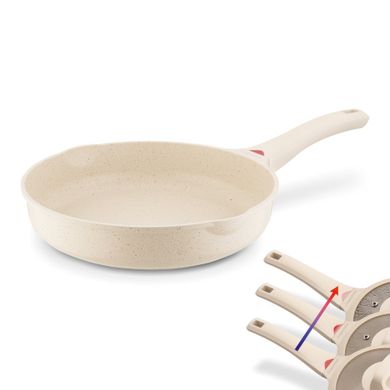 KönigHoffer, Creamy Marble, patelnia, 28 cm