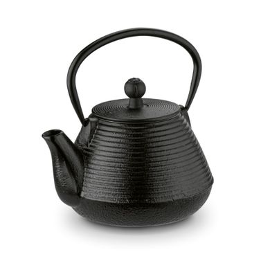 Könighoffer, Hanako Strip, imbryk do herbaty z zaparzaczem, żeliwny, czarny, 1 l