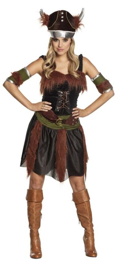 Kobieta Wiking, strój, XL/XXL