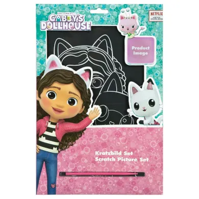 Koci Domek Gabi, wydrapywanki, zestaw zdrapek, 5 elementów
